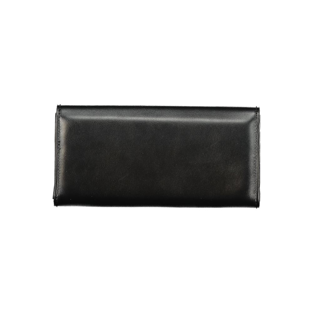Mario Valentino Black Polyurethane Women Wallet