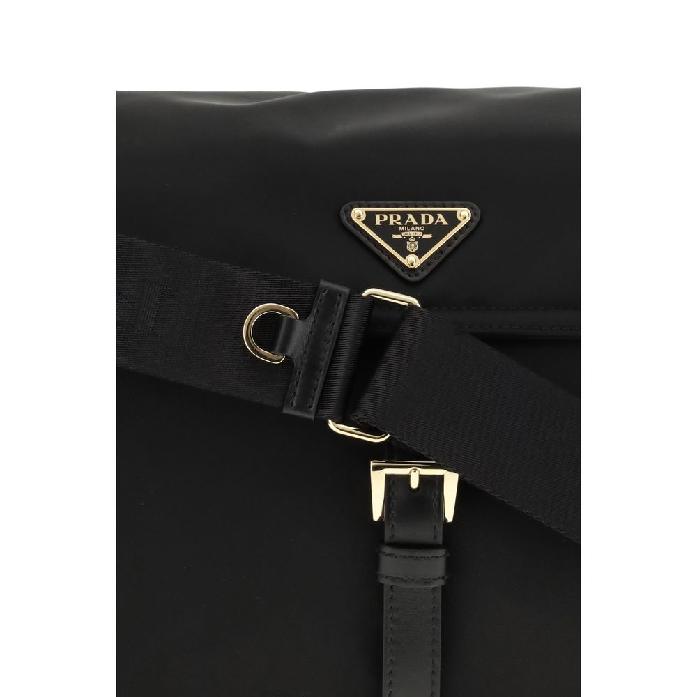 Prada Black Recycled Polyamide Shoulder Bag