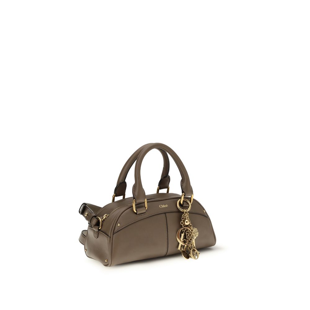 Chloé Gray Calf Leather Bos Taurus Handbag