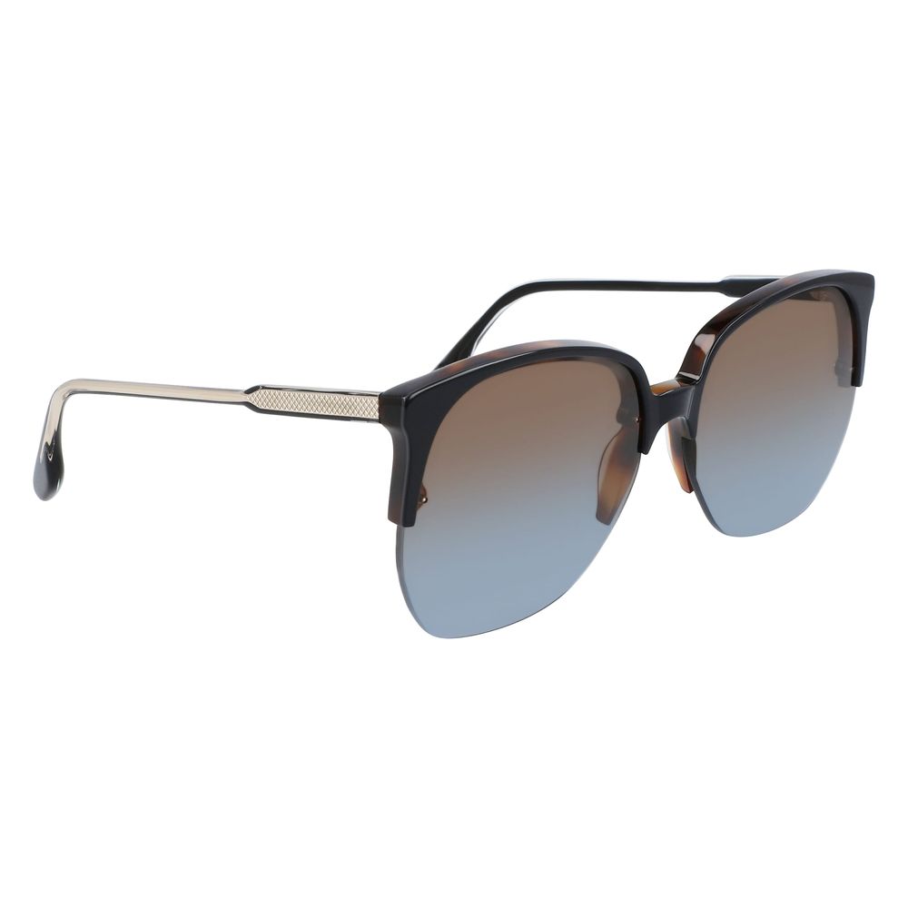 Victoria Beckham Black Acetate Sunglasses