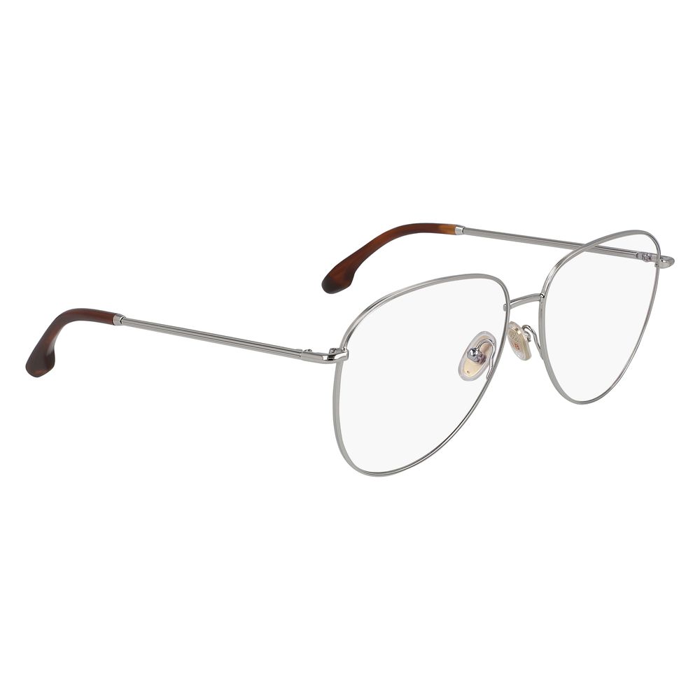Victoria Beckham Gray Metal Glasses (Frames)