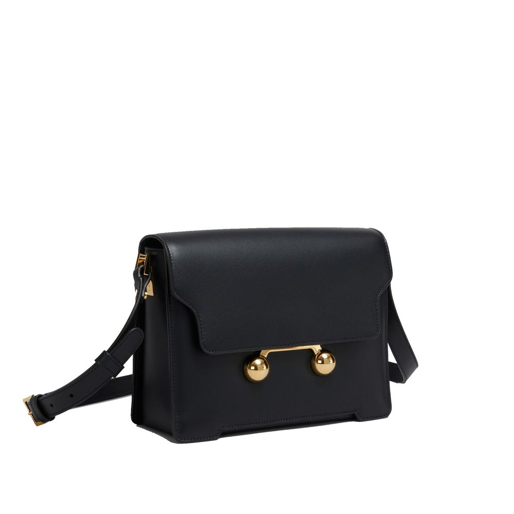 Marni Black Calfskin Shoulder Bag