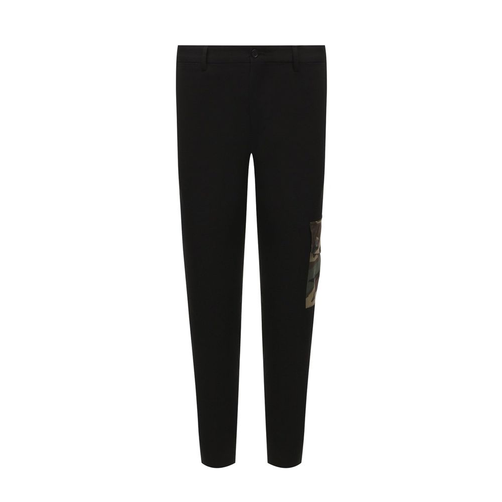 Dolce & Gabbana Black Cotton Cargo Pants