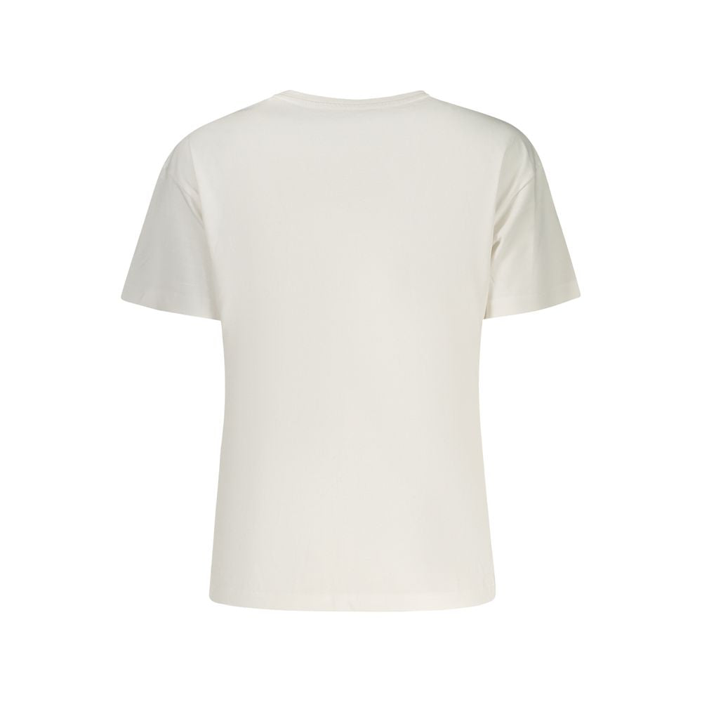 Pepe Jeans White Cotton Women T-Shirt