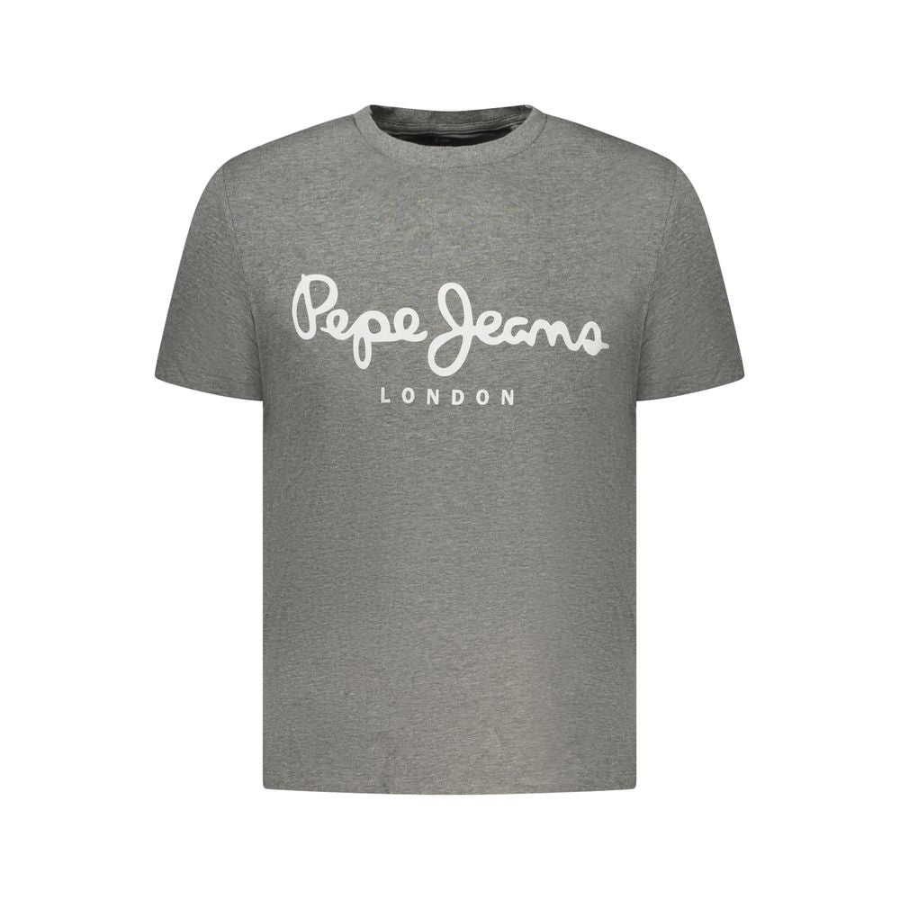 Pepe Jeans Grigio Cotton Men T-Shirt