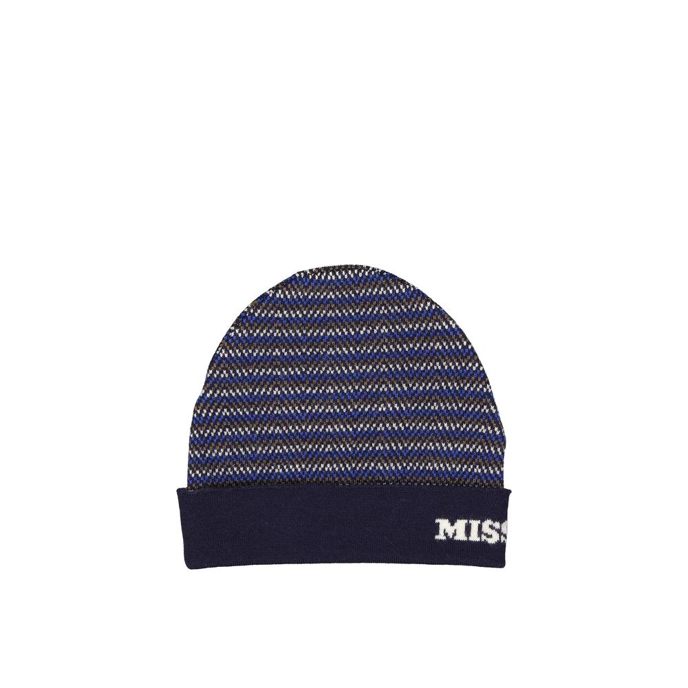 Missoni Blue Wool Beanie