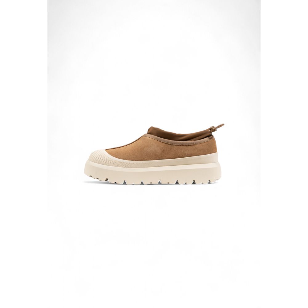 UGG Beige Suede Leather Clogs