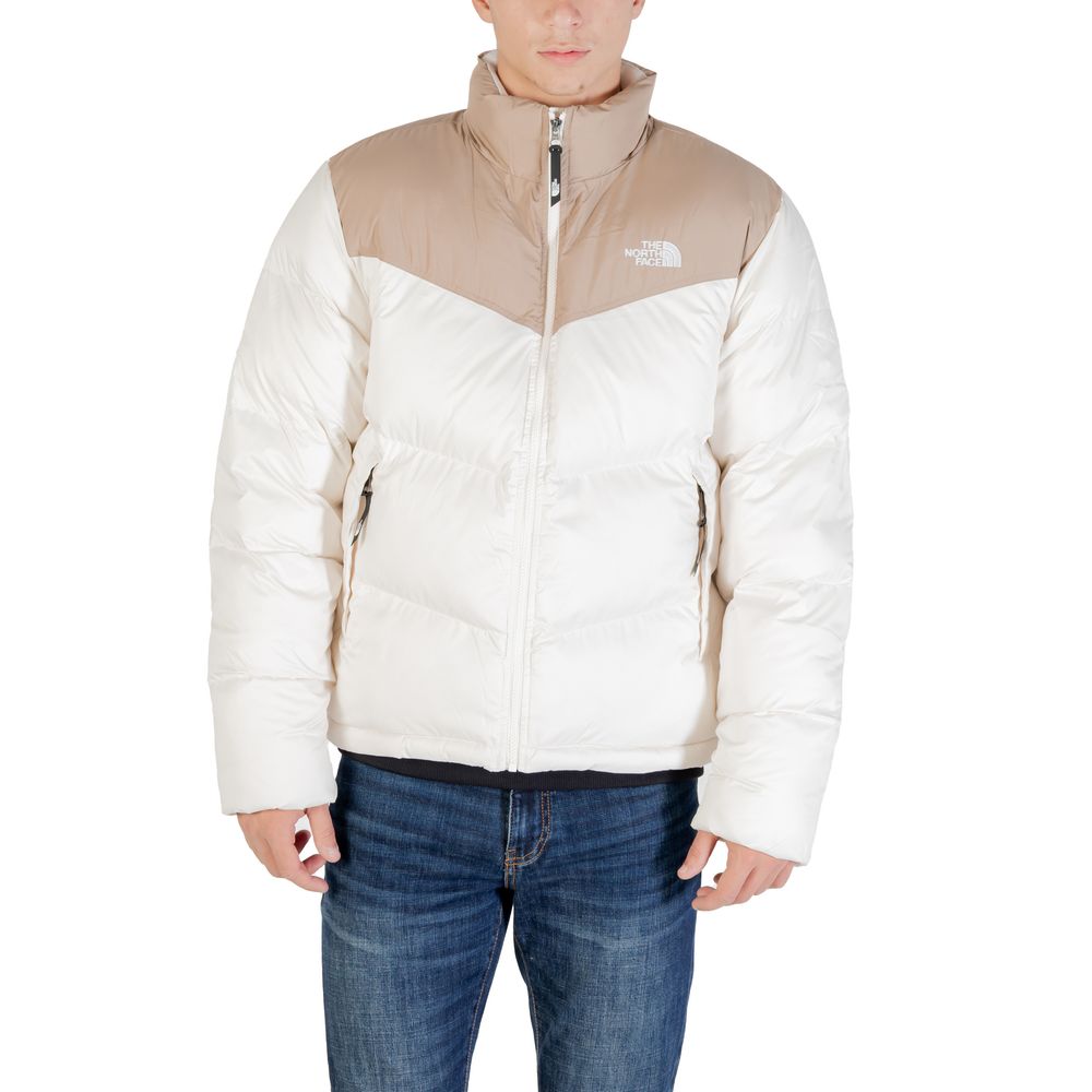 The North Face Cream Polyester Coat