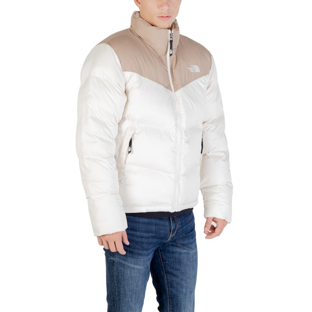 The North Face Cream Polyester Coat