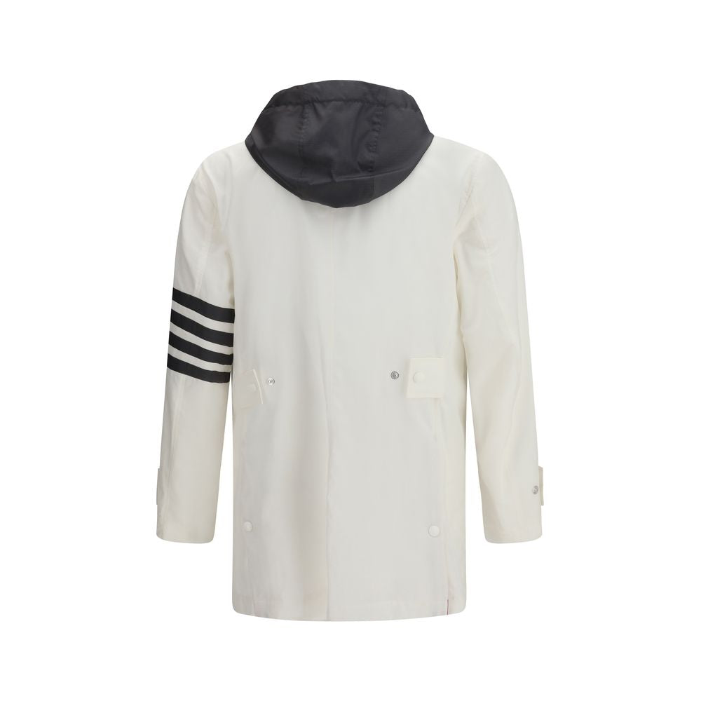 Thom Browne White Polyamide Sweatshirt