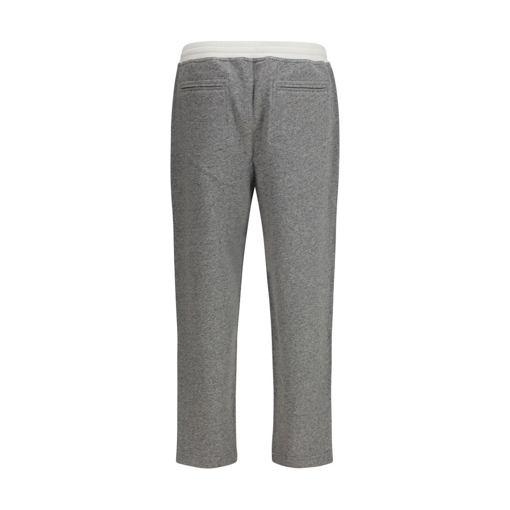 Brunello Cucinelli Gray Cotton Joggers (Workout Pants)