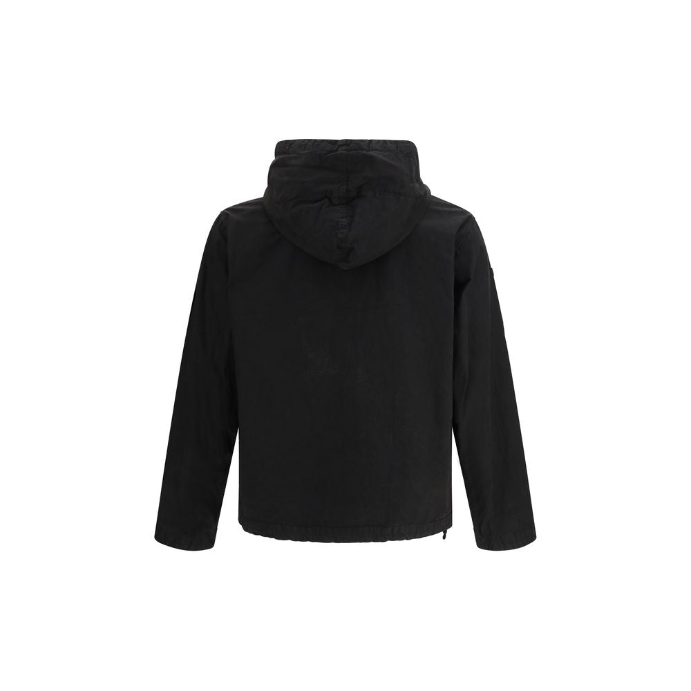 C.P. Company Black Polyester Shell Jacket