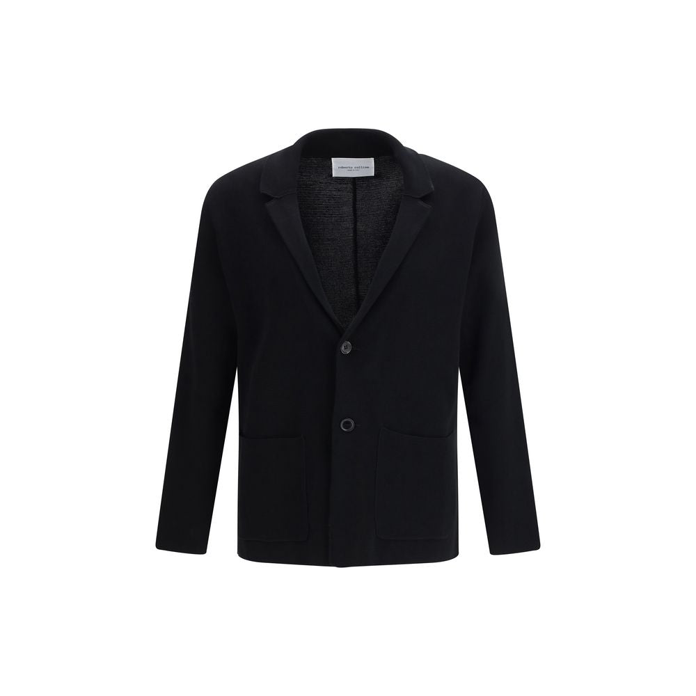 Roberto Collina Black Polyamide Coat