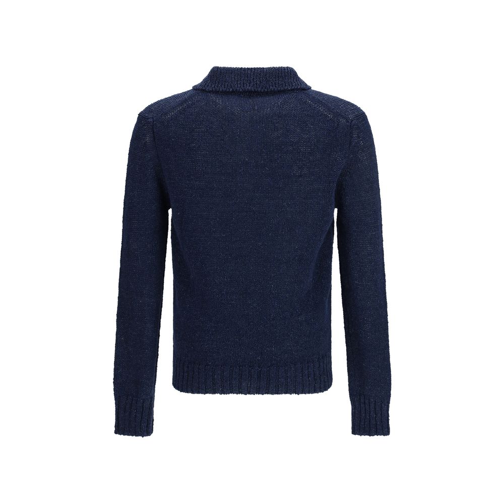 Sunflower Blue Cotton Polo Shirt