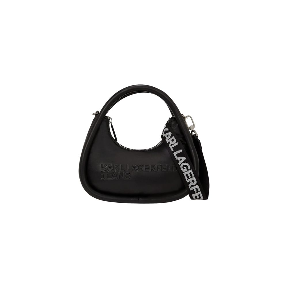 Karl Lagerfeld Black Polyethylene Handbag