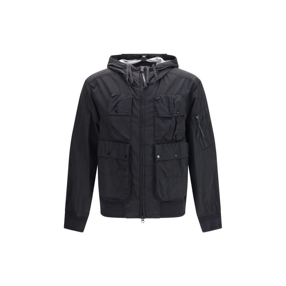 C.P. Company Black Polyamide Shell Jacket