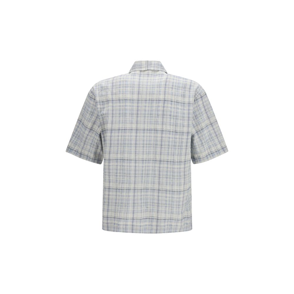 Sunflower Blue Cotton Pattern Shirt