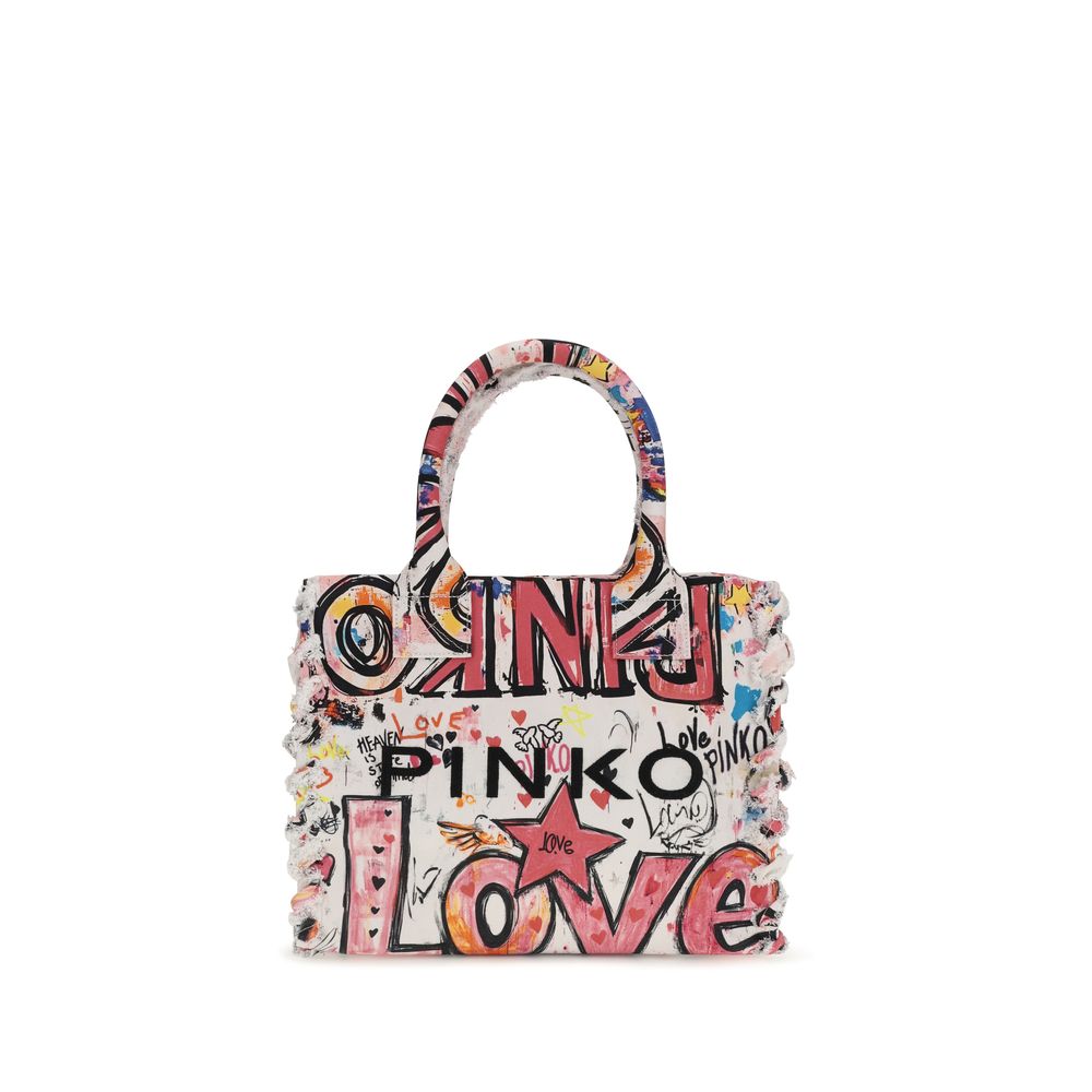 PINKO Multicolor Cotton Shoulder Bag