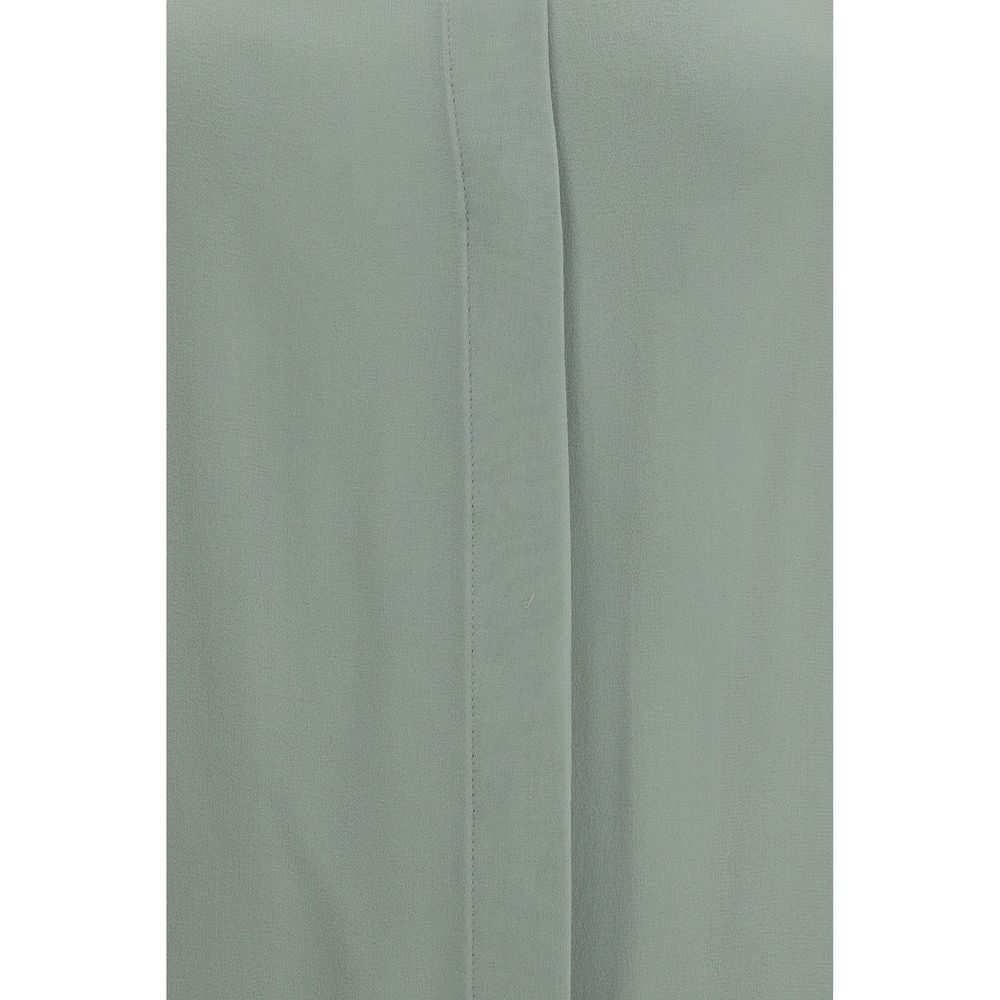 Max Mara Bicolor Silk Shirt