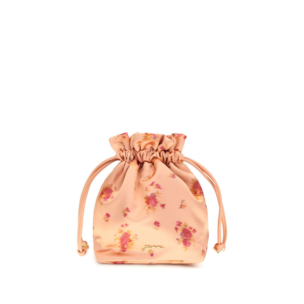 Ganni Multicolor Recycled Polyamide Clutch Bag