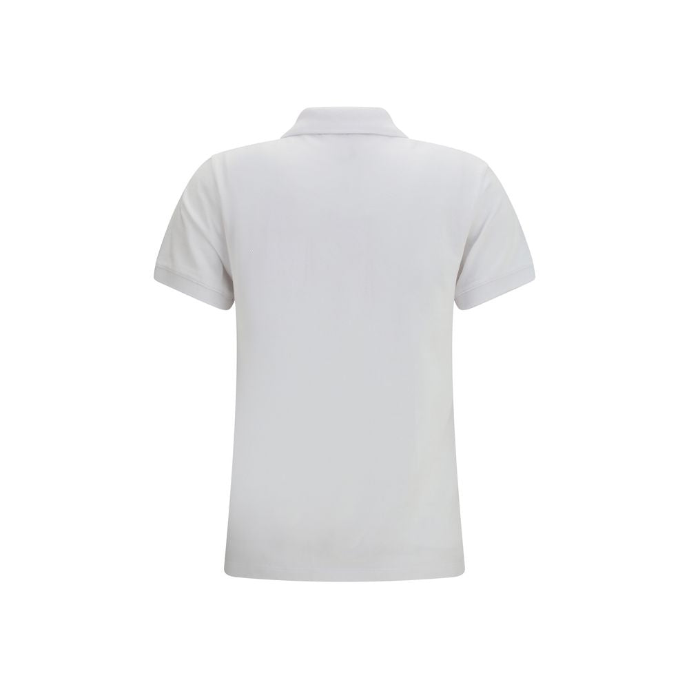 Maison Kitsuné White Cotton Polo Shirt