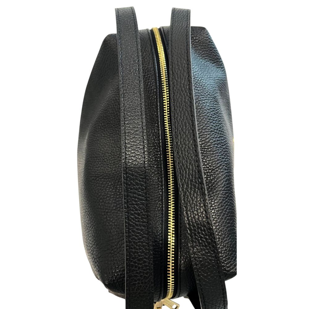 Baldinini Trend Black Cowhide Clutch Bag