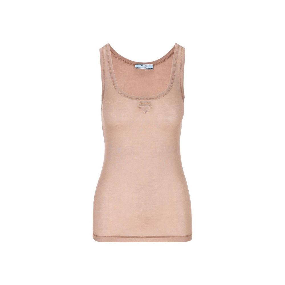 Prada Multicolor Silk Tank Tops