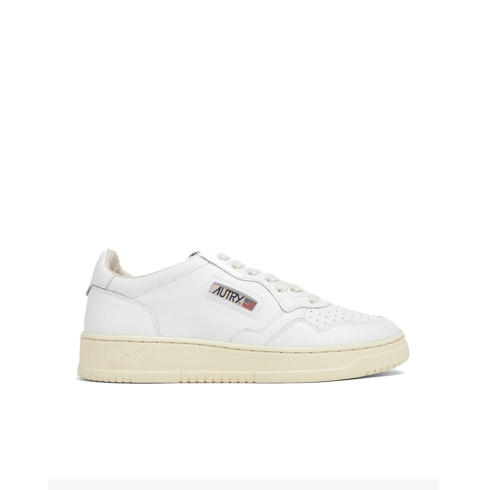 Autry White Leather Sneakers