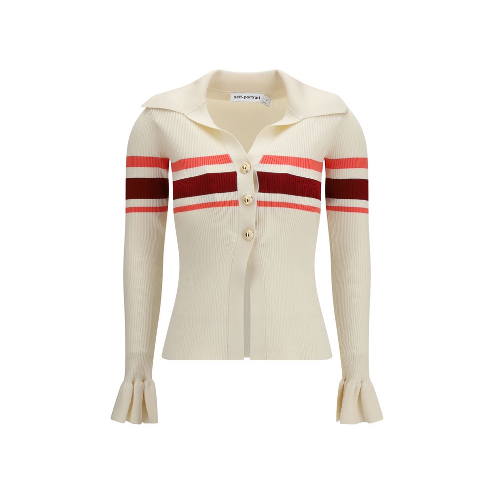 Self-Portrait Beige Viscose Blouse