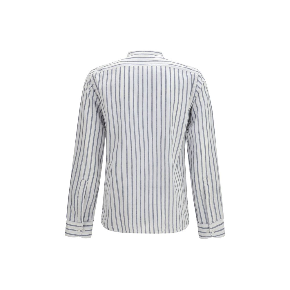 Brooksfield Blue Cotton Shirt