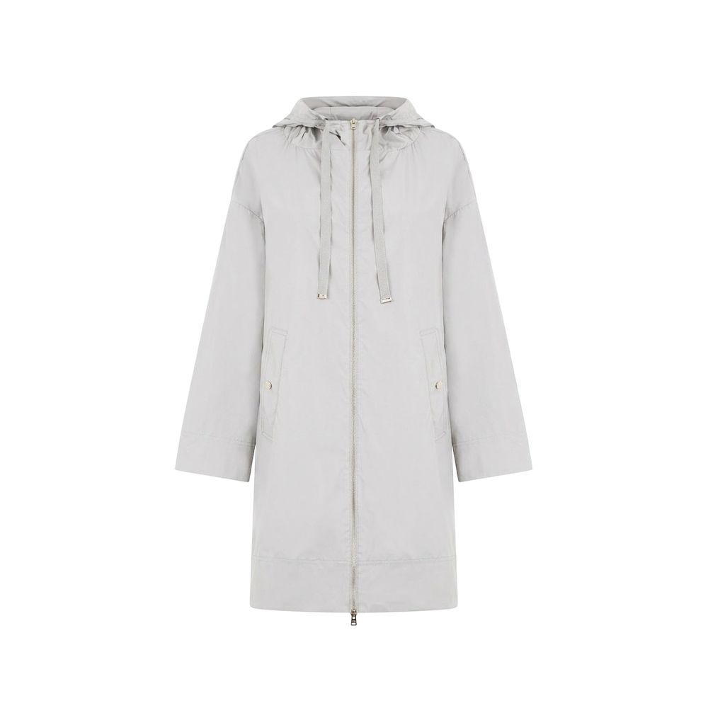 Herno Gray Elastane Coat