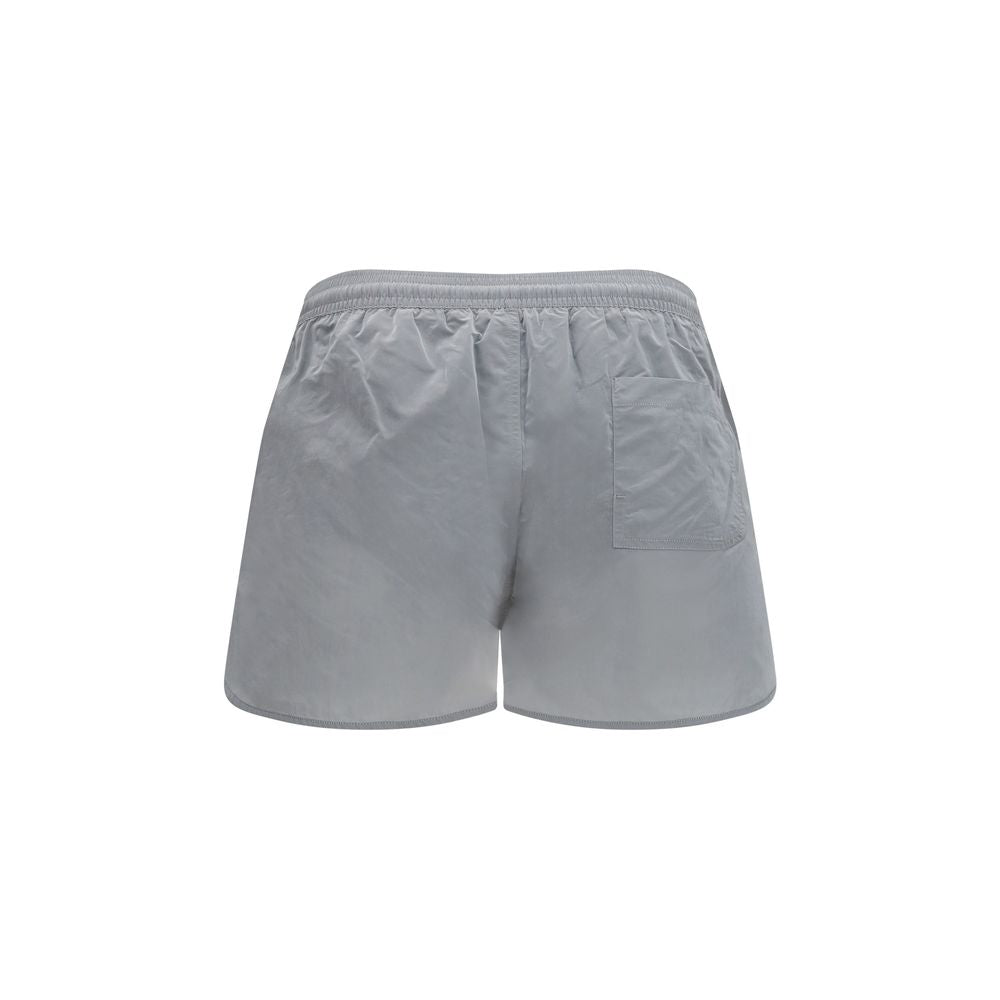 Jacquemus Gray Nylon Bermuda Shorts