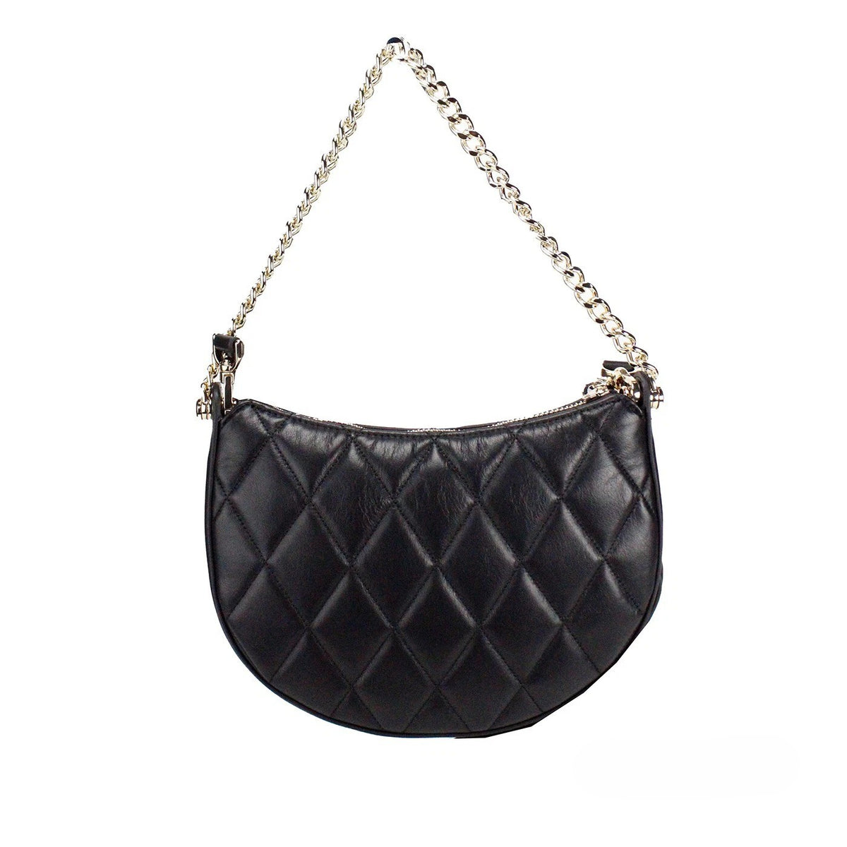 Kate Spade Carey Small Black Quilted Leather Zip Top Crossbody Bag