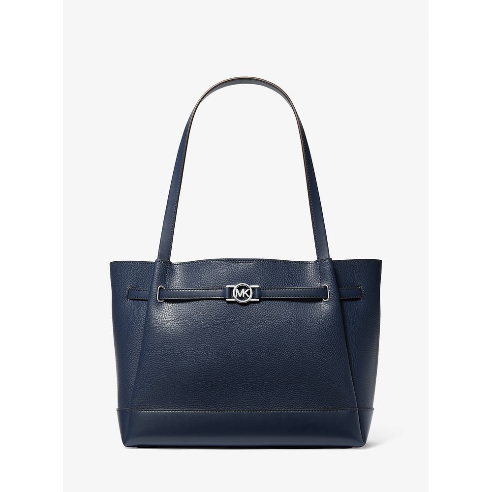 Michael Kors Blue Leather Tote Bag