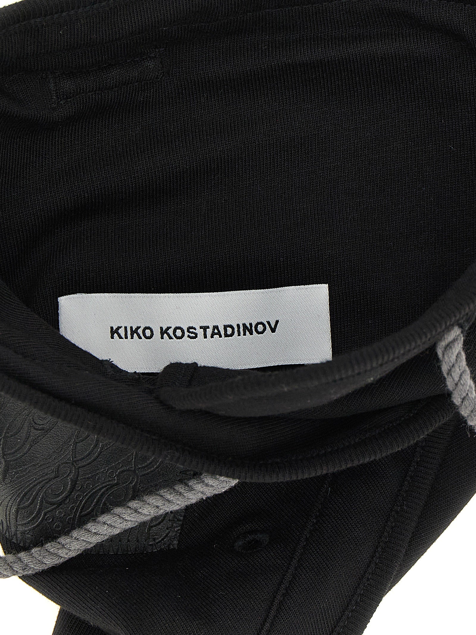 Kiko Kostadinov Black Cotton Crossbody Bag