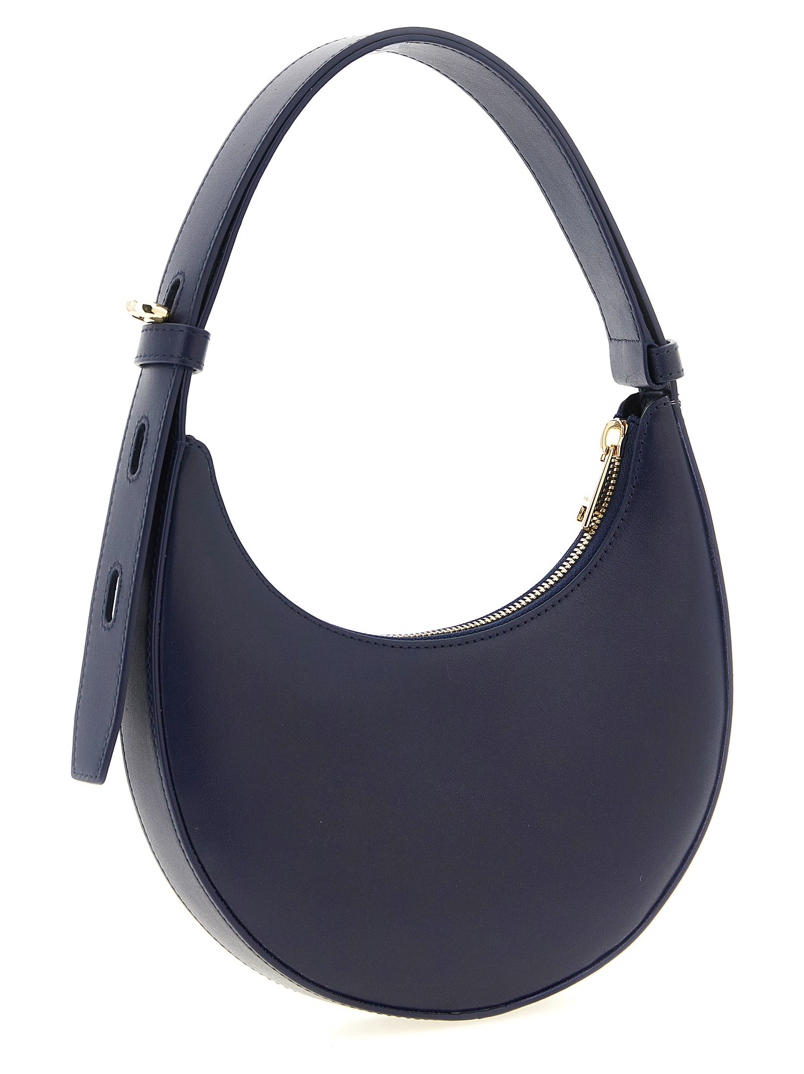 Furla Blue Calfskin Shoulder Bag