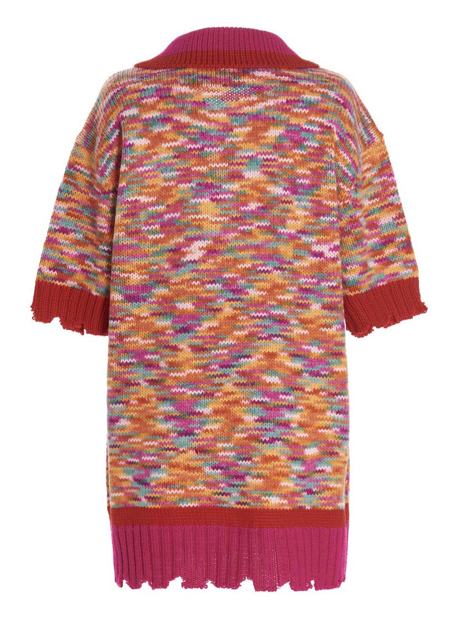 Andersson Bell Multicolor Marabou Polo Shirt