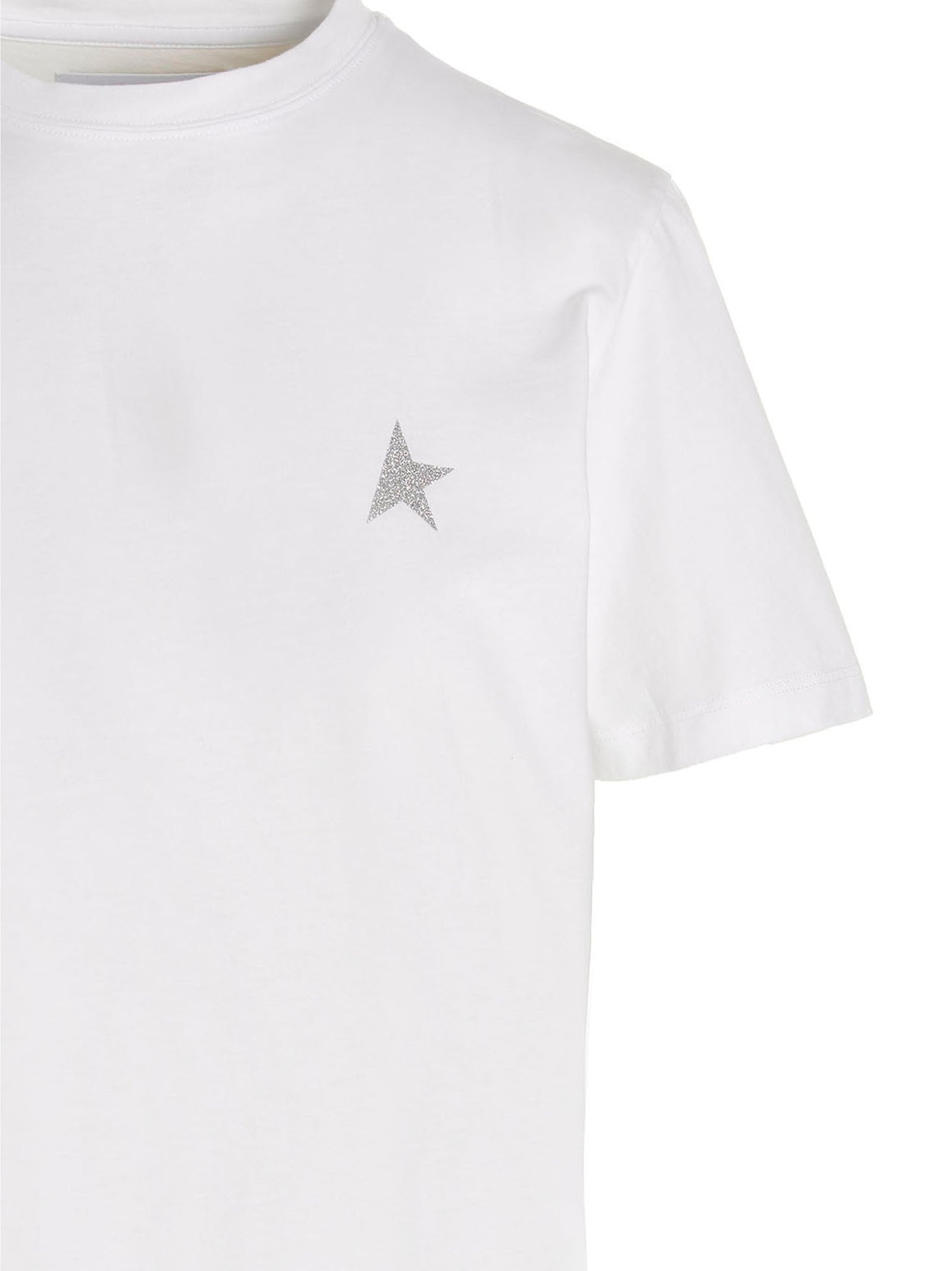 Golden Goose White Cotton T-Shirt