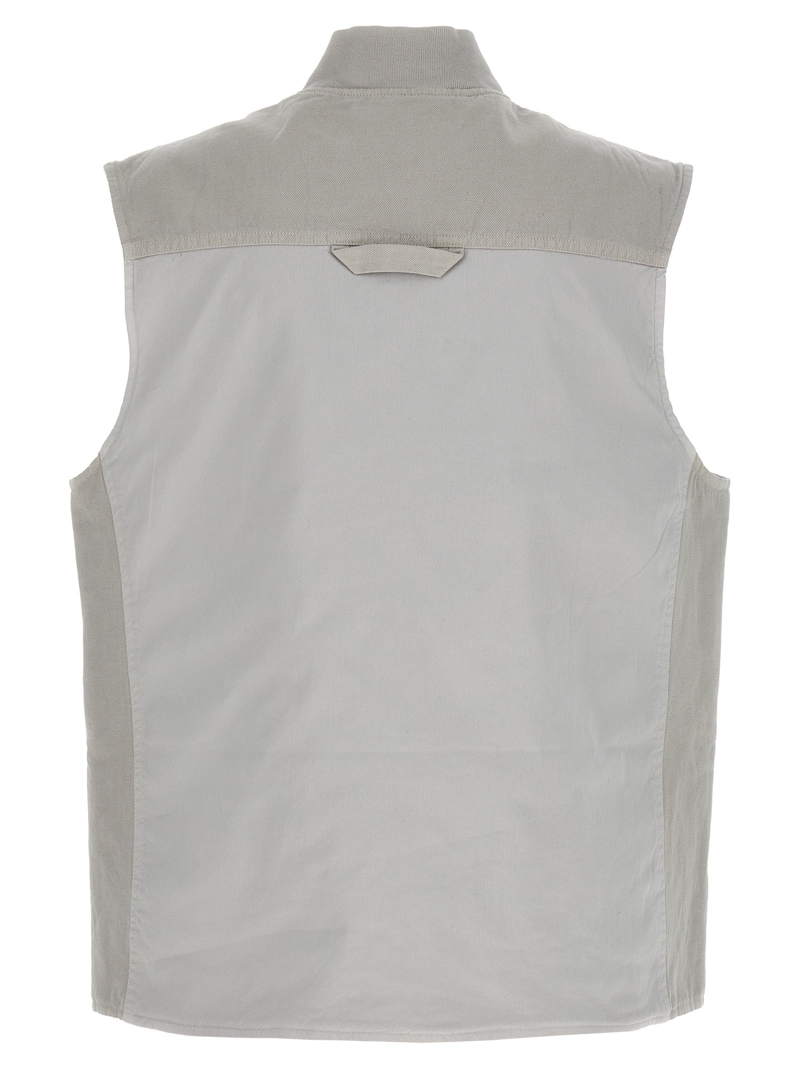 Objects IV Life Gray Cotton Sleeveless Jacket
