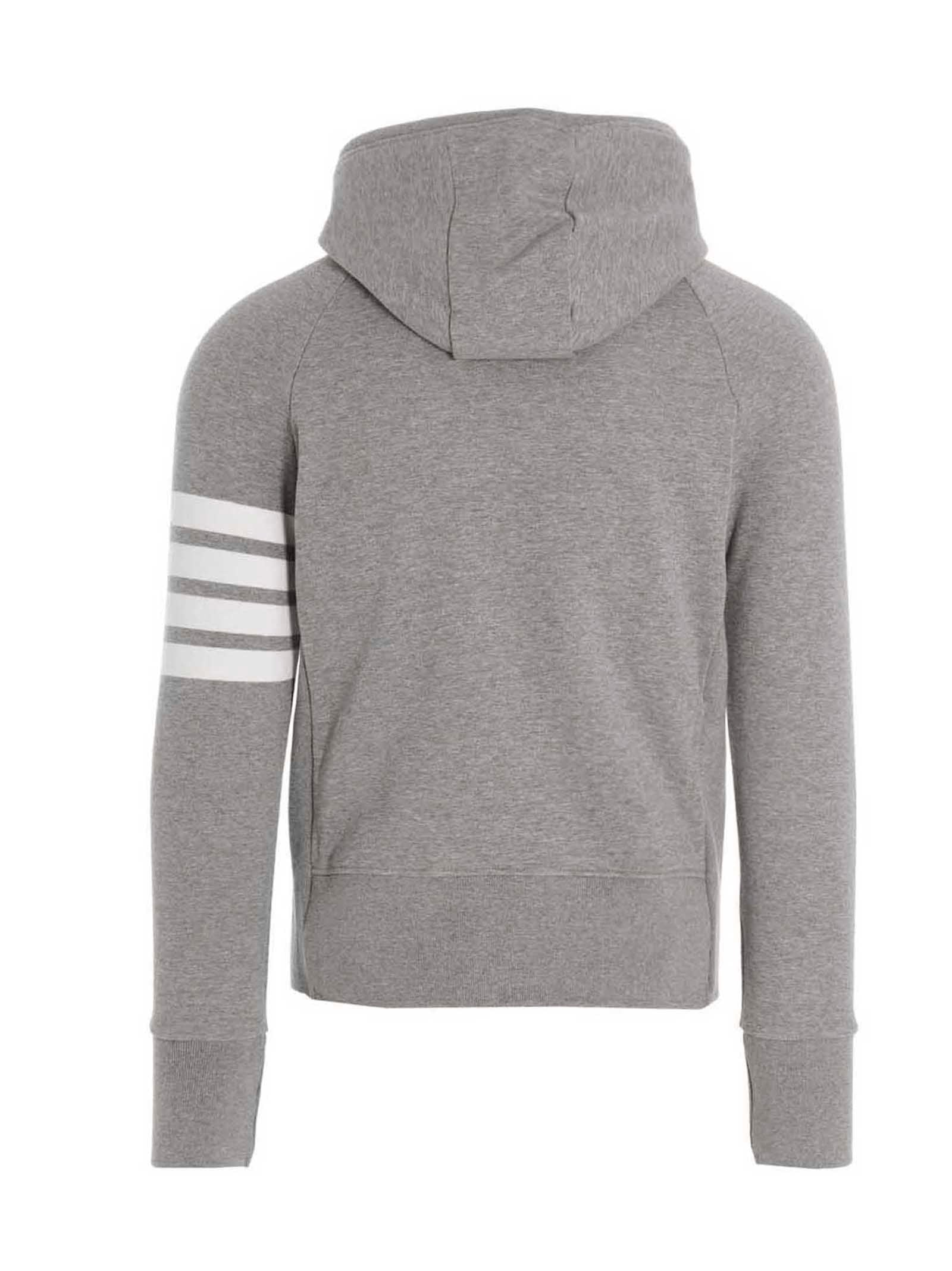 Thom Browne Gray Cotton Sweatshirt