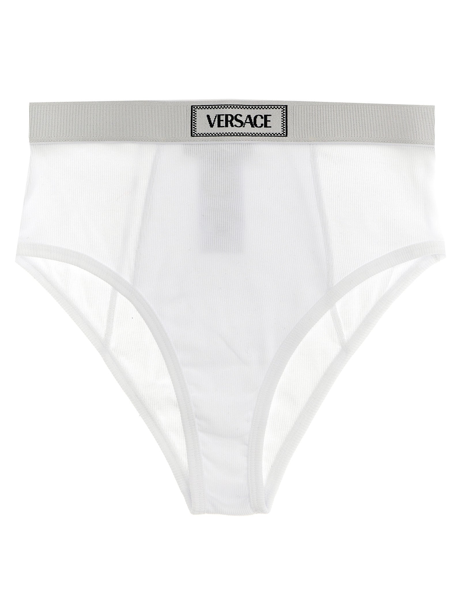 Versace White Cotton Briefs