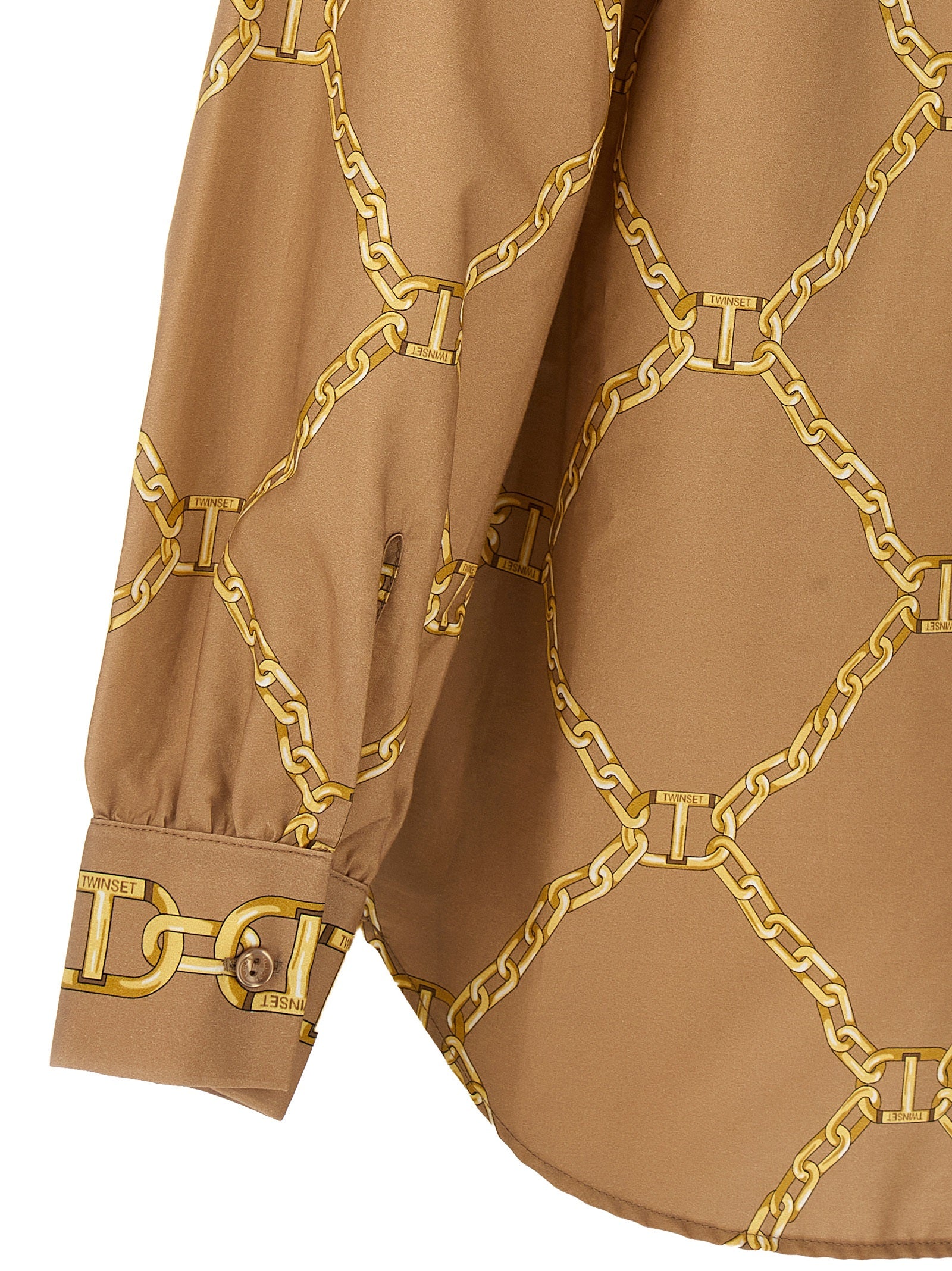 Twinset Beige Cotton Blouse