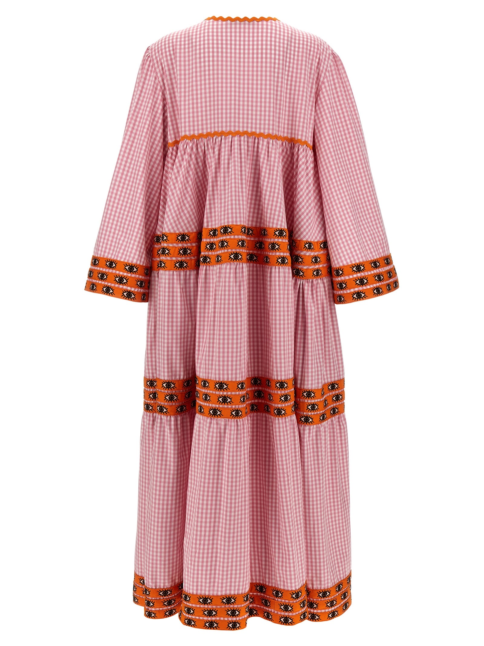 Flora Sardalos Multicolor Cotton Long Dress