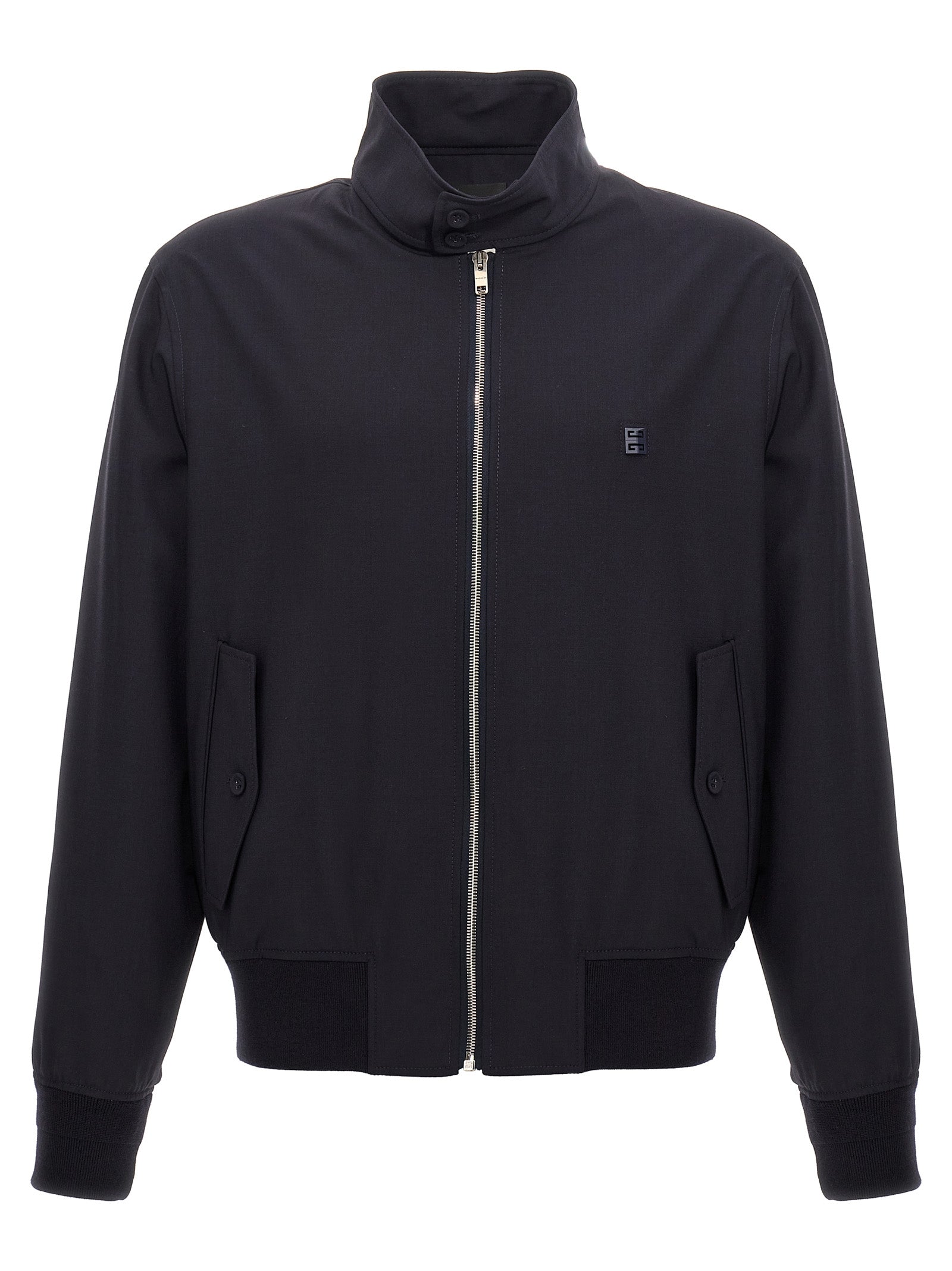 Givenchy Blue Elastane Bomber