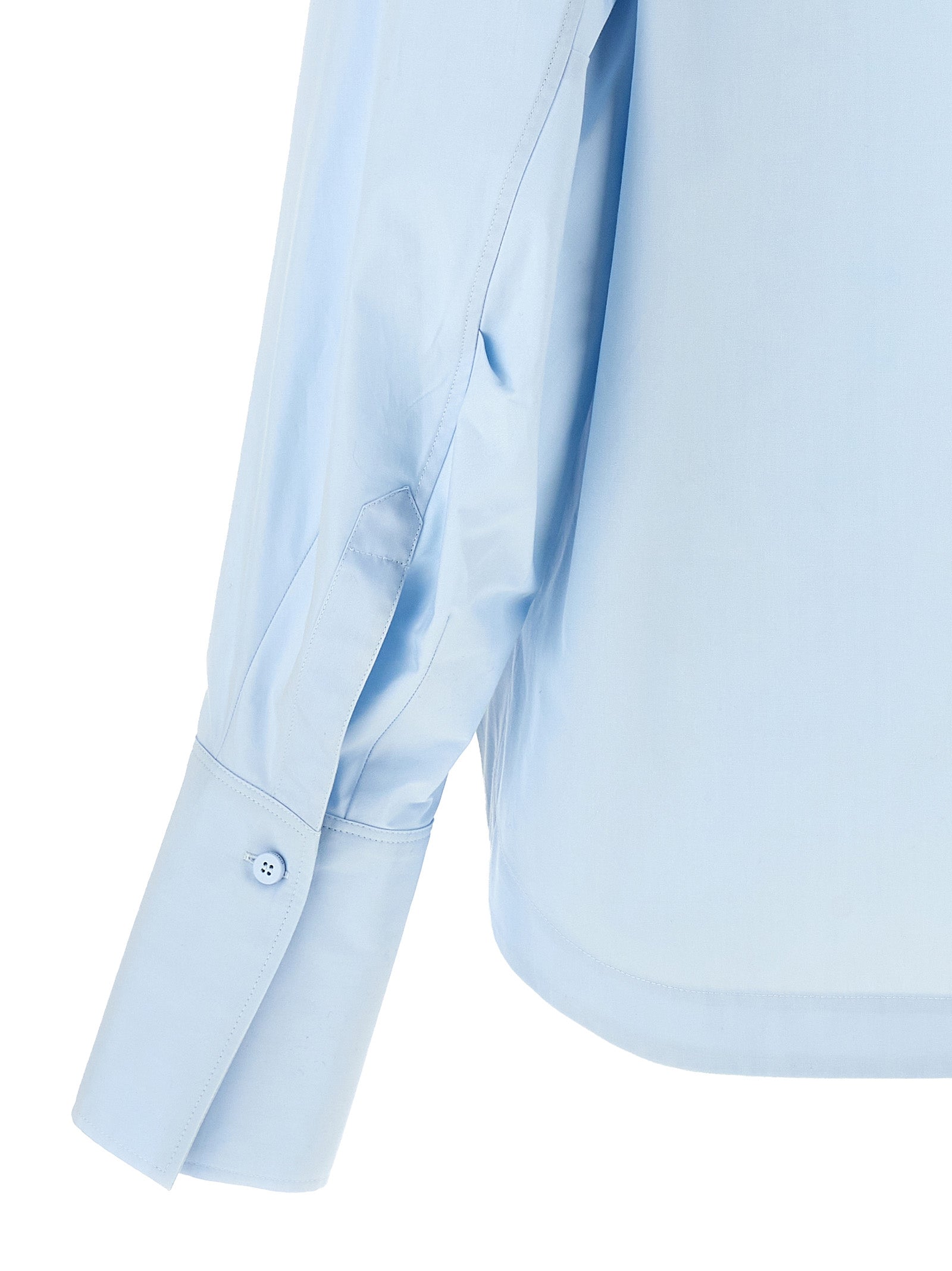 The Attico Blue Cotton Blouse