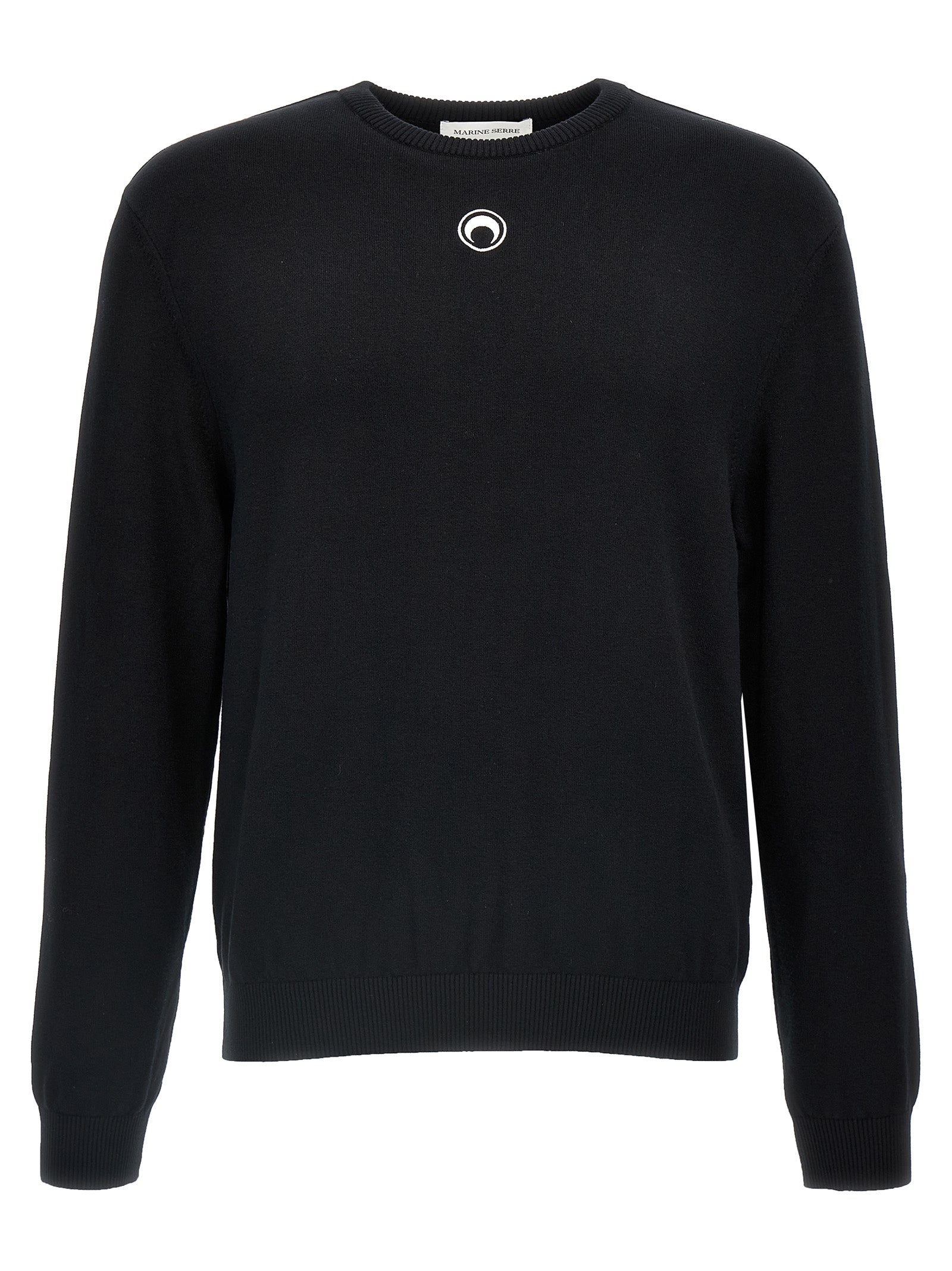 Marine Serre Black Viscose Cardigan