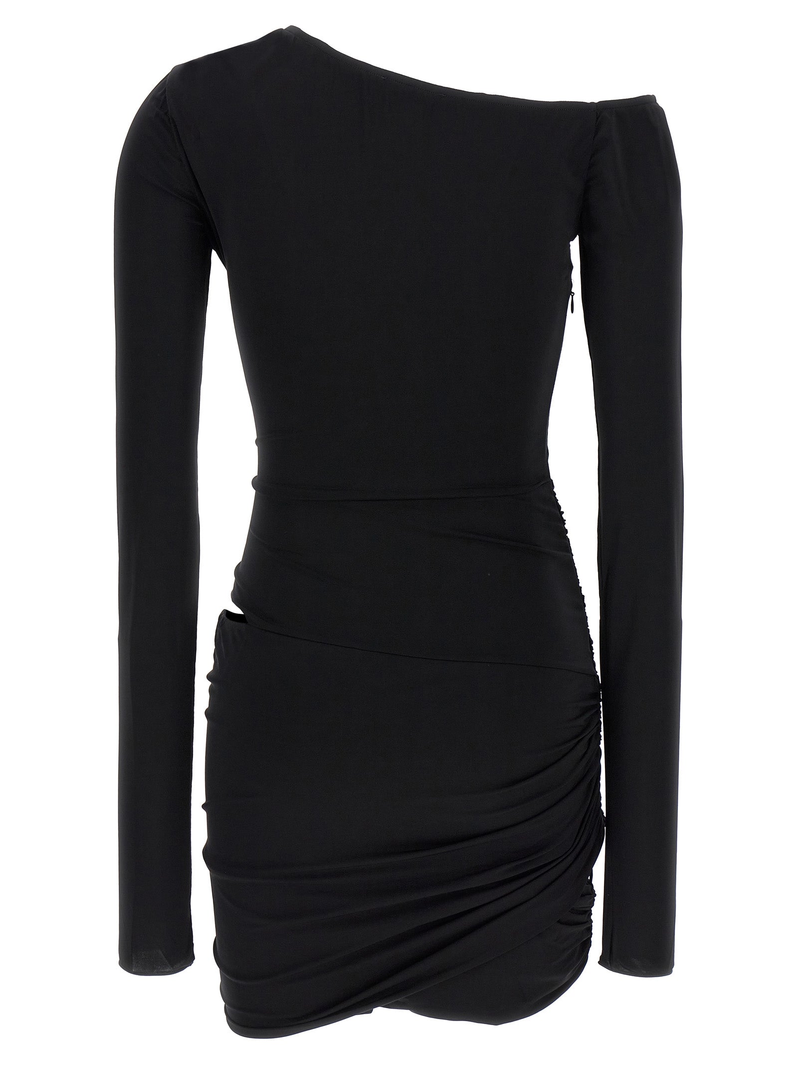 Nensi Dojaka Black Viscose Mini Skirt