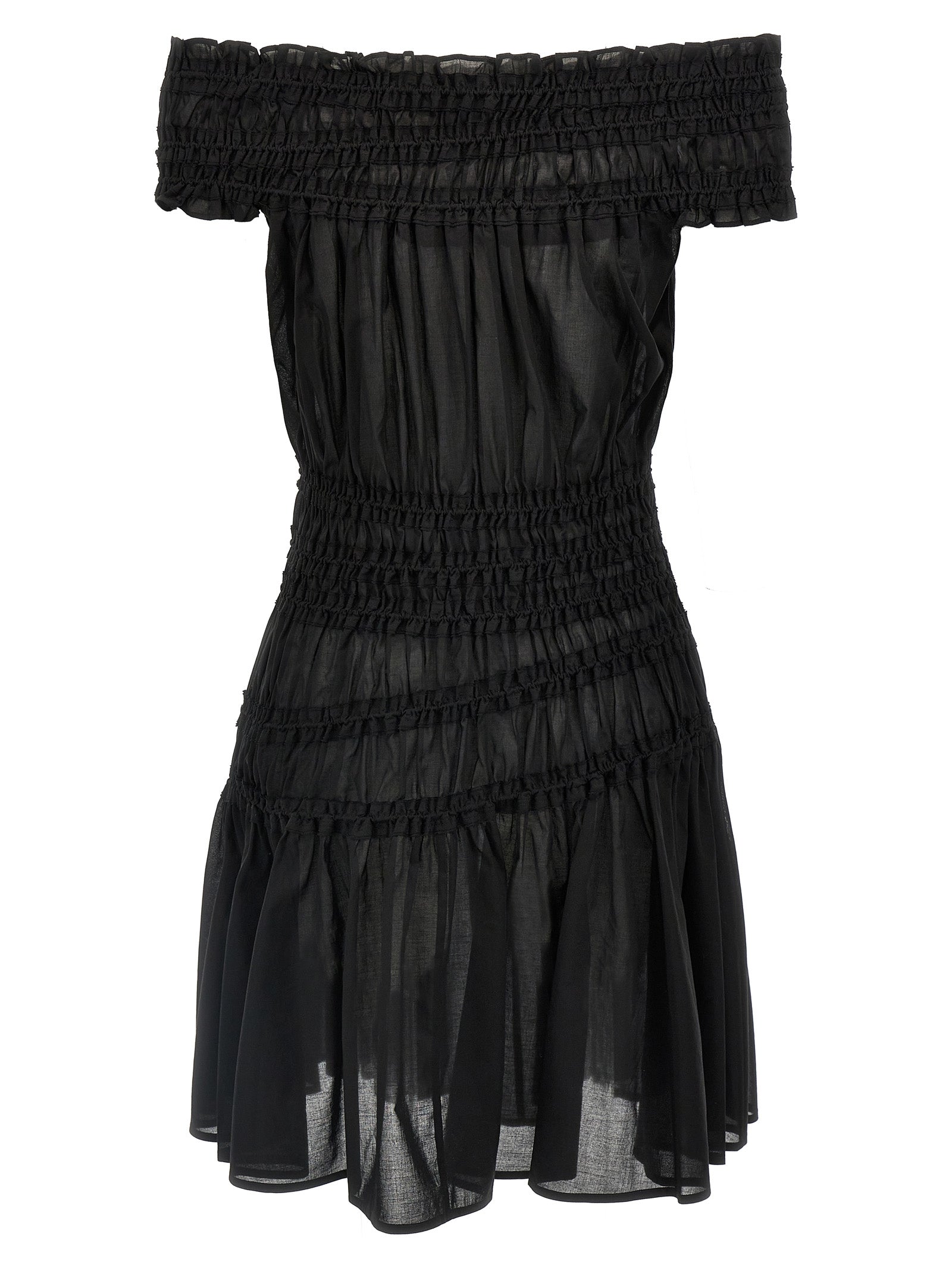 Tory Burch Black Cotton Short Dress