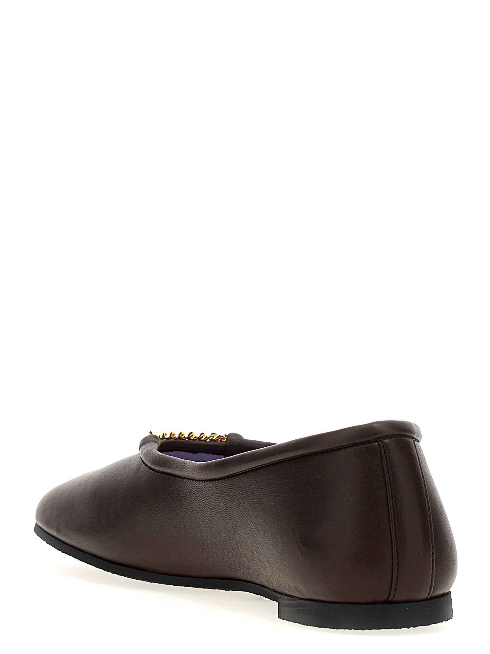 Stella McCartney Brown Polyethylene Ballet Flats
