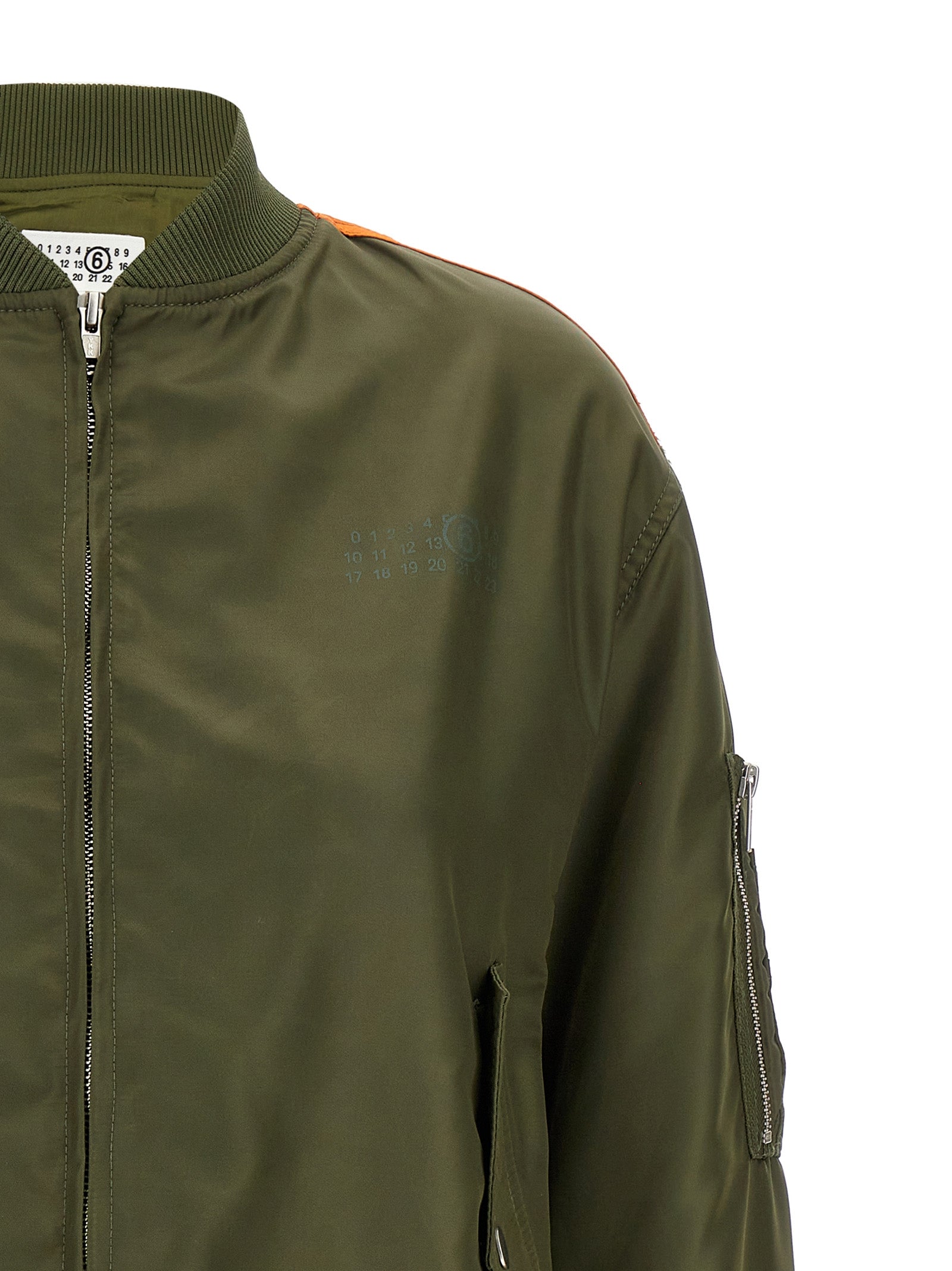 MM6 Maison Margiela Bicolor Polyamide Bomber